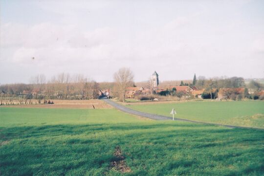 Vue sur la campagne de Fressies